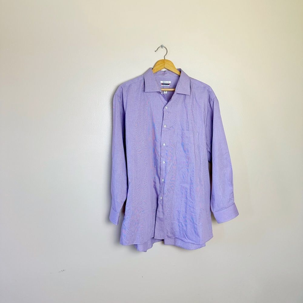 Clearance! Men’s Purple Van Heusen Dress Shirt Size 18-1/2